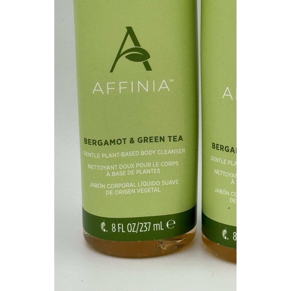 Melaleuca Affinia Bergamot Green Tea Body Cleanser Set of 2 Plant Based 8 Oz - Picture 2 of 6